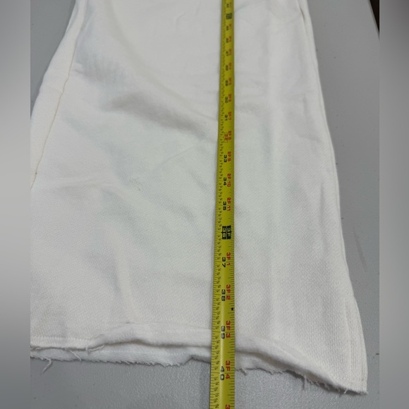 NWT Victoria's Secret S Winter White Ivy Fleece Wide-Leg Split-Hem Sweatpants - Picture 8 of 8